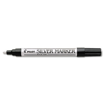 Pilot® Creative Art And Crafts Marker, Extra-fine Brush Tip, Silver freeshipping - TVN Wholesale